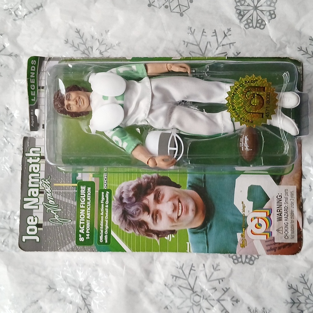 🍊3/$15🍊 Joe Namath 8" Action Figure